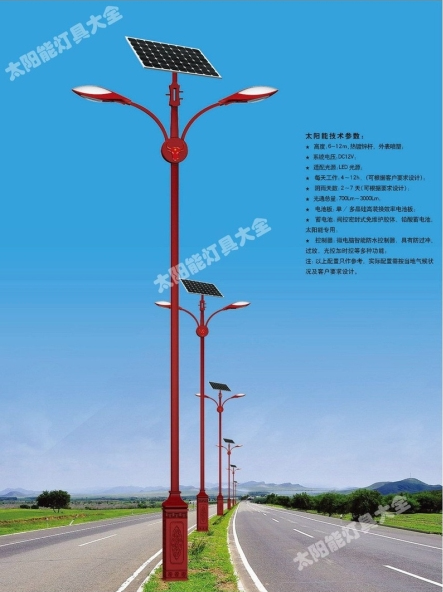 忻州市8 米太阳能路灯庭院灯 - 哪里好